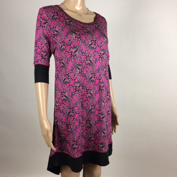 Catherine Malandrino 3/4 Sleeve Sleep Shirt - Picture 3 of 7